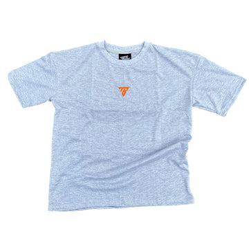 "STAMPED” Baltimore Oriole Oversized T-Shirt - Grey